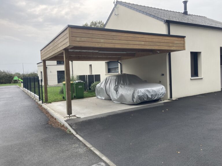 Carport à la Chapelle des Marais (Pays de Guérande, entre Vannes et St Nazaire)