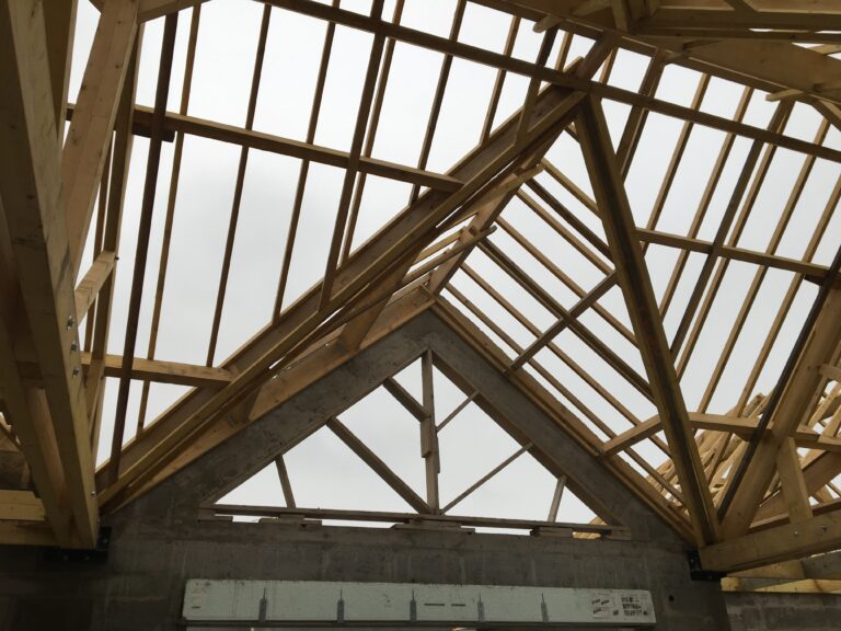 Charpente traditionnelle d'une (grande) maison à St Gildas des Bois (Pays de Guérande, entre Vannes et St Nazaire)