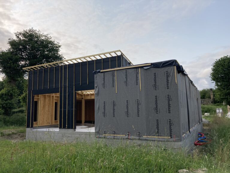 Maison 100% Ossature bois à la Gacilly (Pays de Redon)